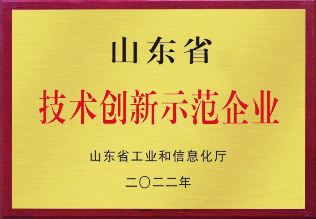 山东省技术创新示范企业